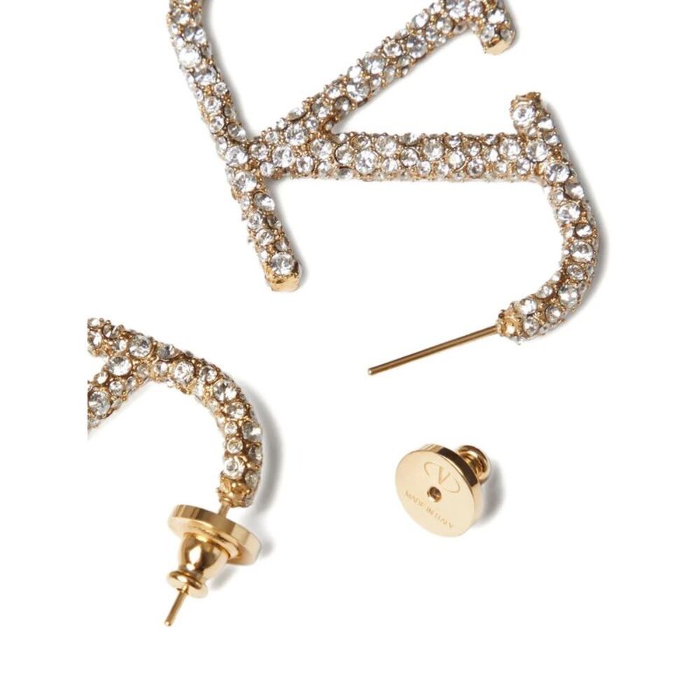 Valentino Garavani Gold Brass Women's Earrings - Picture 3 of 3